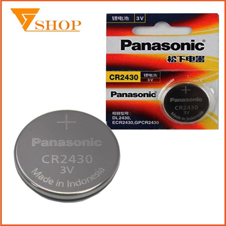 2 viên Pin CR2430 Panasonic 3v, Pin Remote CR2430