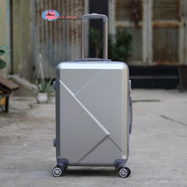 Vali nhựa du lịch kéo tay 20inch màu bạc