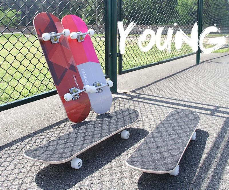 Ván trượt thể thao SKATE BOARD gỗ phong ép 7 lớp cao cấp