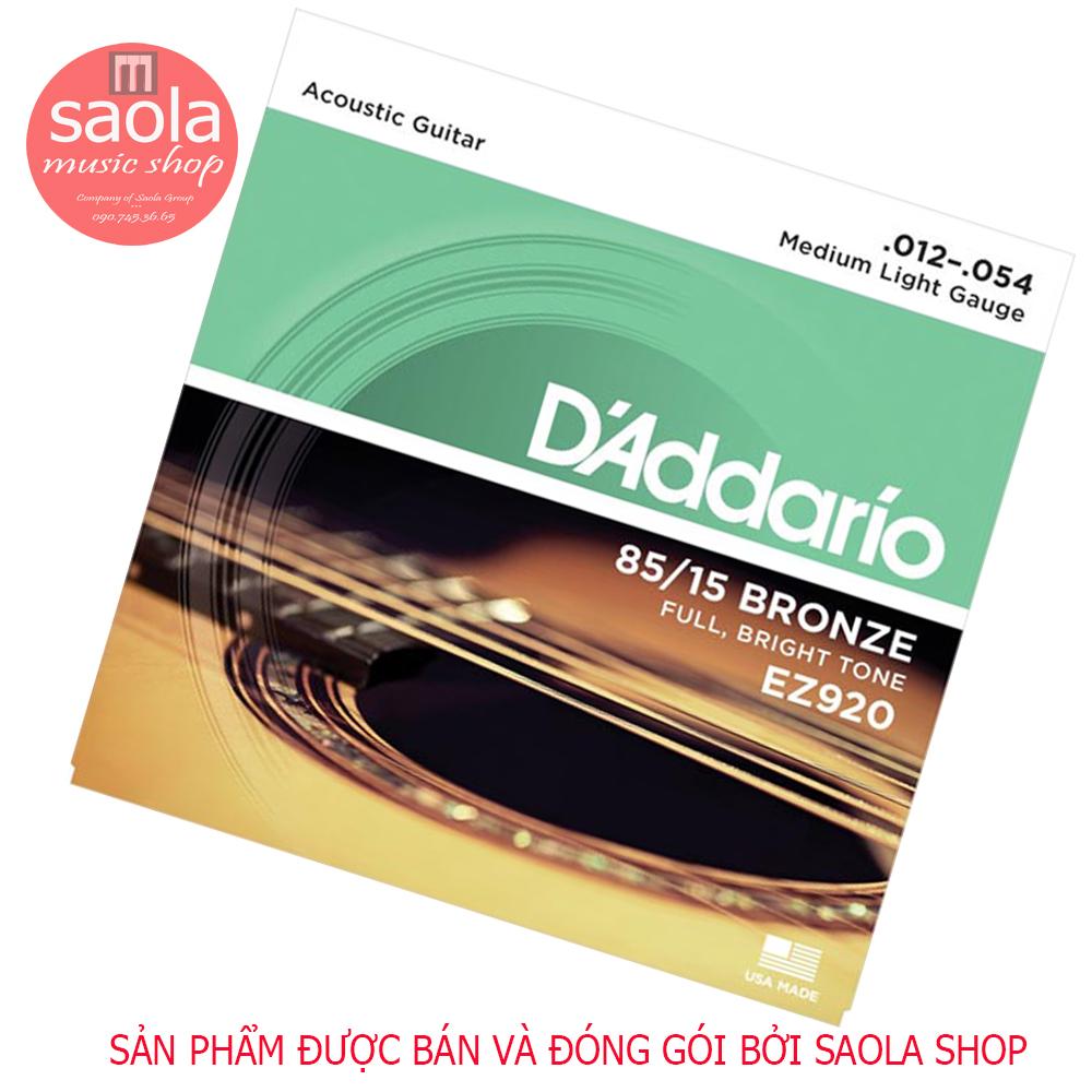 Bộ dây đàn guitar acoustic cao cấp - daddario ez920