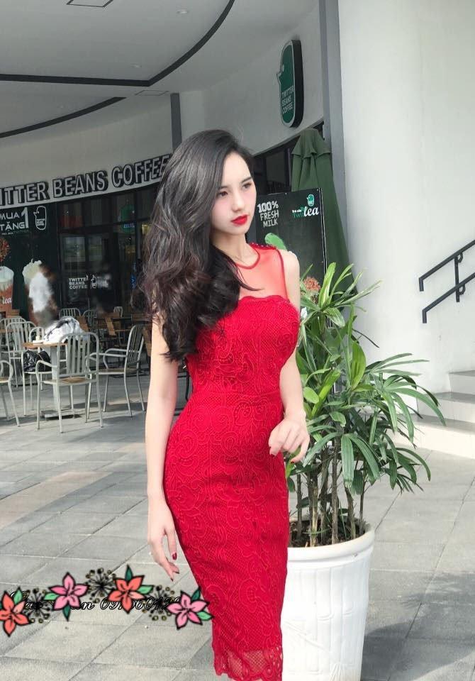 Đầm xòe ren phối lưới kp ms178 - ms116 - ms200