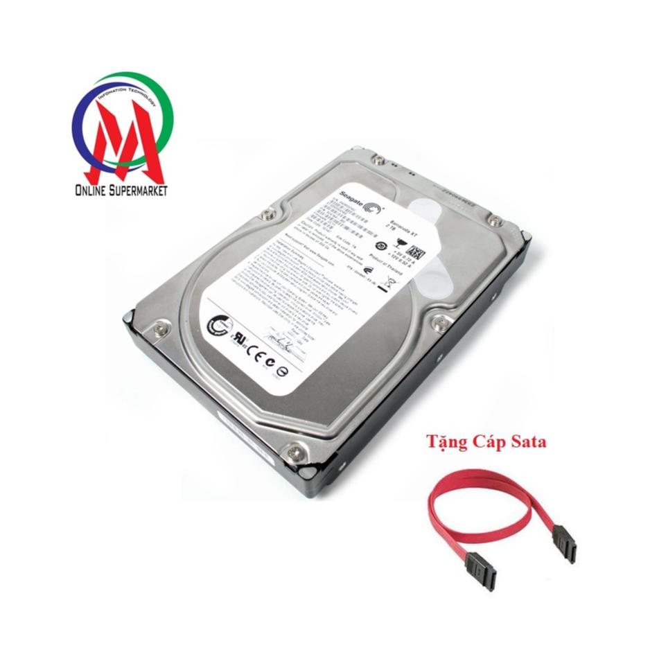 Ổ cứng pc 2tb seagate bh 24t tặng cáp sata