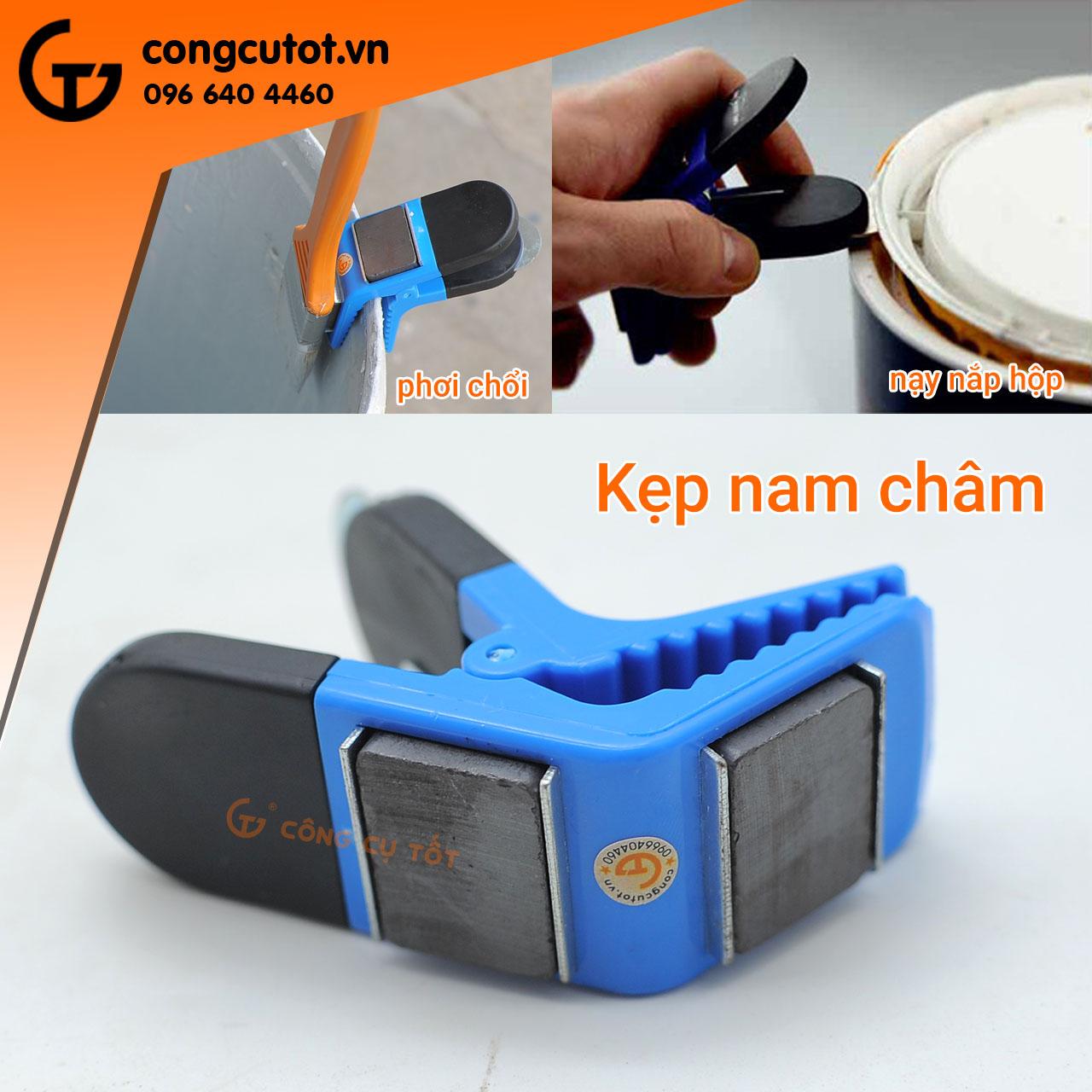 Dụng cụ mở nắp hộp sơn kiêm kẹp chổi sơn