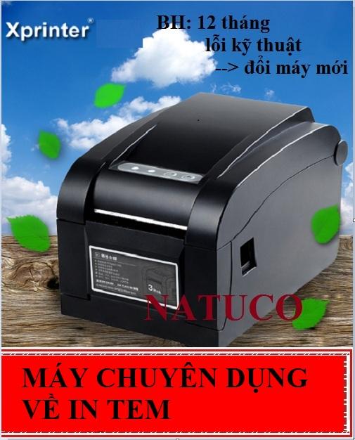 Máy in tem mã vạch xprinter xp-350b