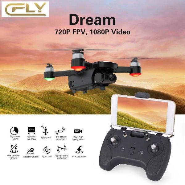 Máy Bay Flycam C-Fly Dream Gimbal 2 trục, 1080P HD Camera, đông cơ không chổi than đối thủ của DJI Spark