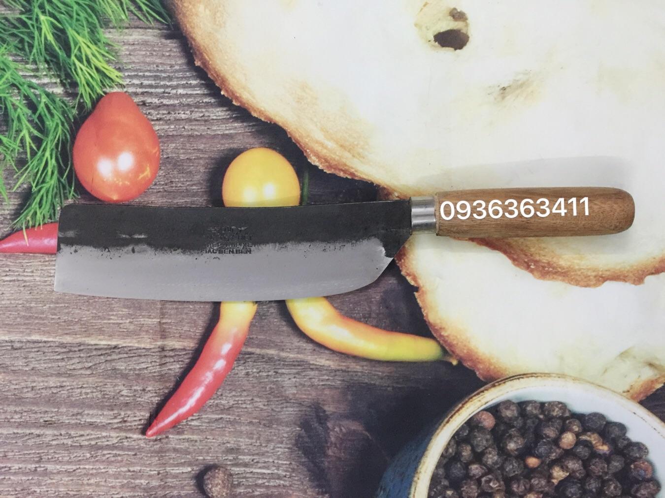 Dao bài thái Đa Sỹ Nhíp Xe chuôi gỗ Lim loại đặc biệt