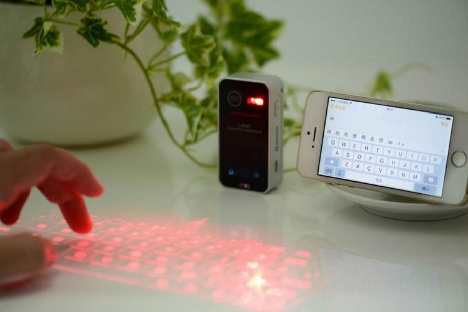 Bàn phím không dây laser smk560s