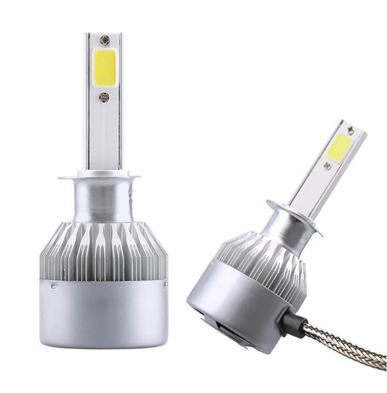 bộ 2 bóng đèn Led C6 chân bóng H1 công suất 36W 4300k (1 cặp) ( sáng vàng)