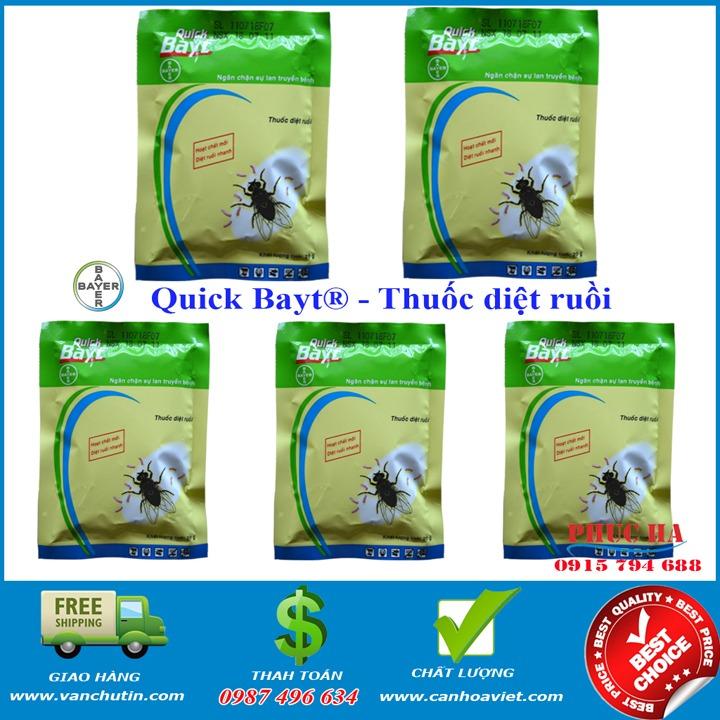 Bán thuốc diệt ruồi bắt ruồi hiệu quả đặc trị diệt ruồi tại nhà Quickbayt 3 Gói