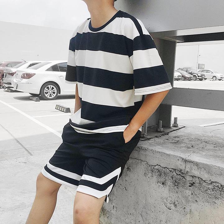 Double v-short - quần short thun - quần thun nam