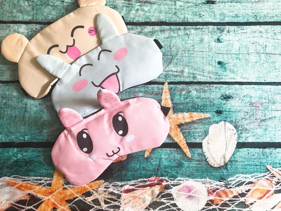 Bịt mắt ngủ kèm đệm gel làm mát dễ thương giúp thư giãn
