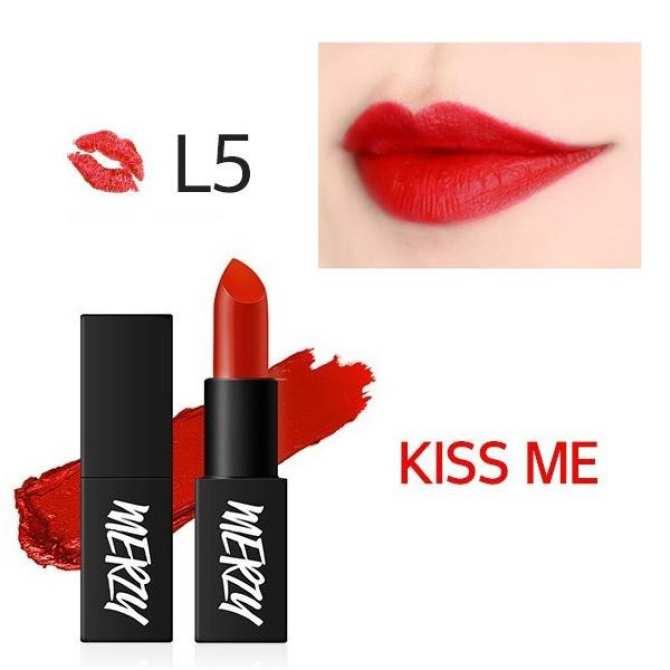 [HCM]Son Thỏi Merzy Another Me The First Lipstick #L5 (Pure Rose) – KISS ME