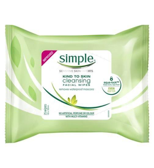 Khăn Ướt Tẩy Trang Simple số 1 tại Anh Quốc