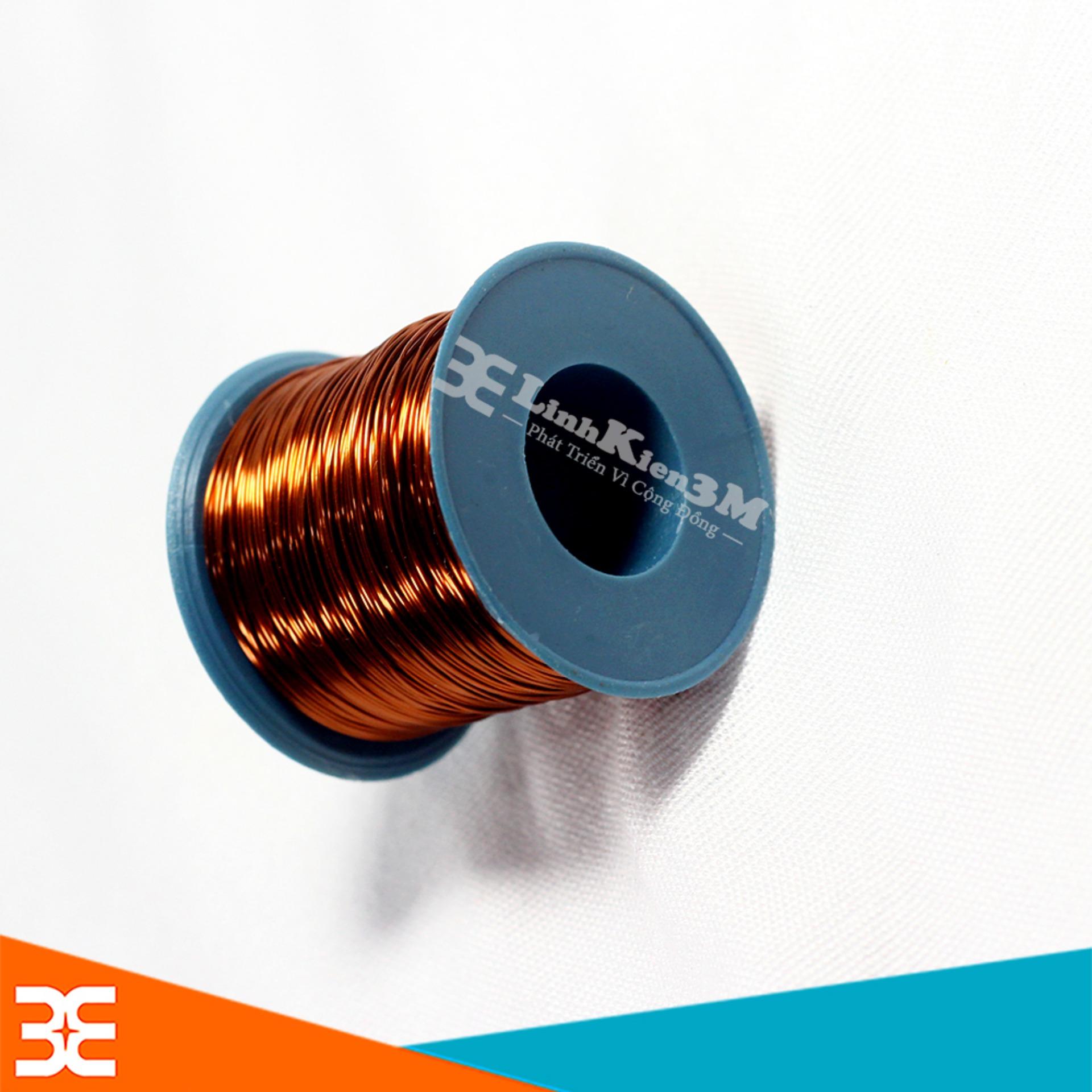 Dây Đồng Bọc Cách Điện  0.1mm - Cuộn 100g