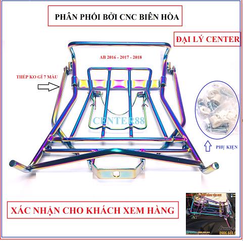 Baga màu titan 10 ly cho xe Air Blade 2016-2018
