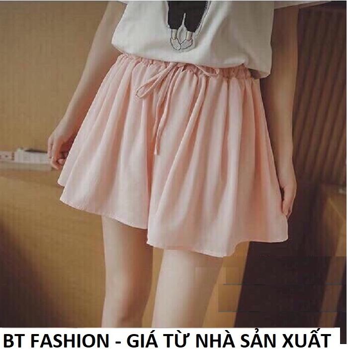 Quần Sọt Đùi Nữ Giả Váy Thời Trang Hàn Quốc Mới - BT Fashion (VA07-VOAN)