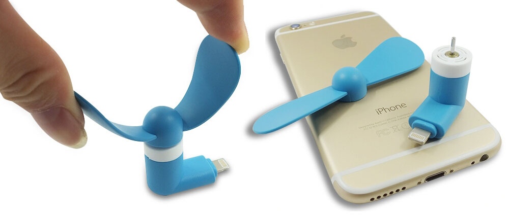 Quạt Mini Silicon gắn Iphone Ipad Ipod độc đáo