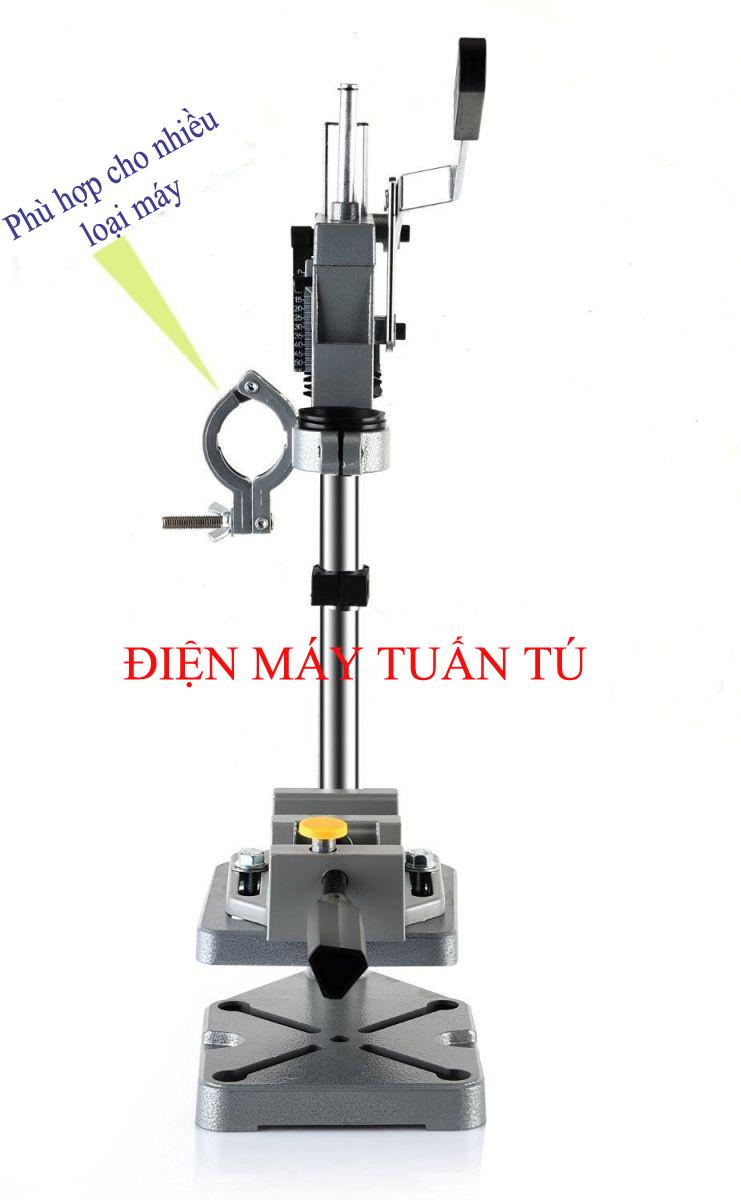 CHÂN ĐẾ MÁY KHOAN BÀN AM-6102B – 2 TẦNG (ĐÃ CÓ Ê TÔ KẸP)