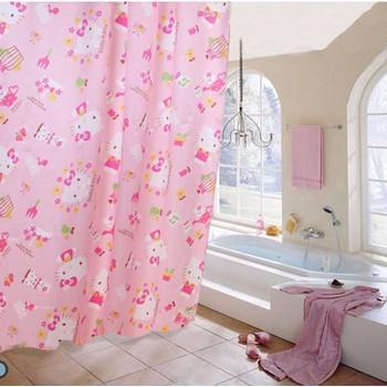[HCM]Màn treo nhà tắm SATIN - Kitty  (Loại 1)
