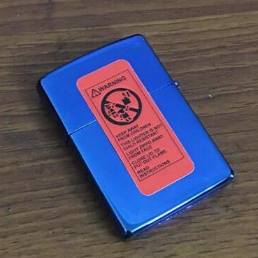 Bật lửa zippo usa trơn tem đỏ cao cấp