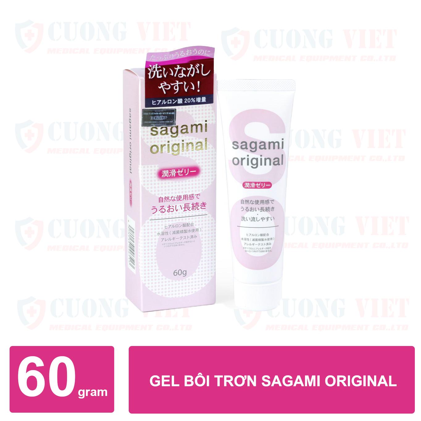 Gel bôi trơn Sagami Original Tuýp 60g - Made in Japan