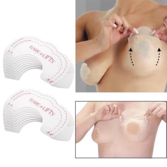 Bộ 20 miếng ( 10 Miếng dán đầu ngực ( Nhũ hoa ) và 10 miếng dán nâng ngực )