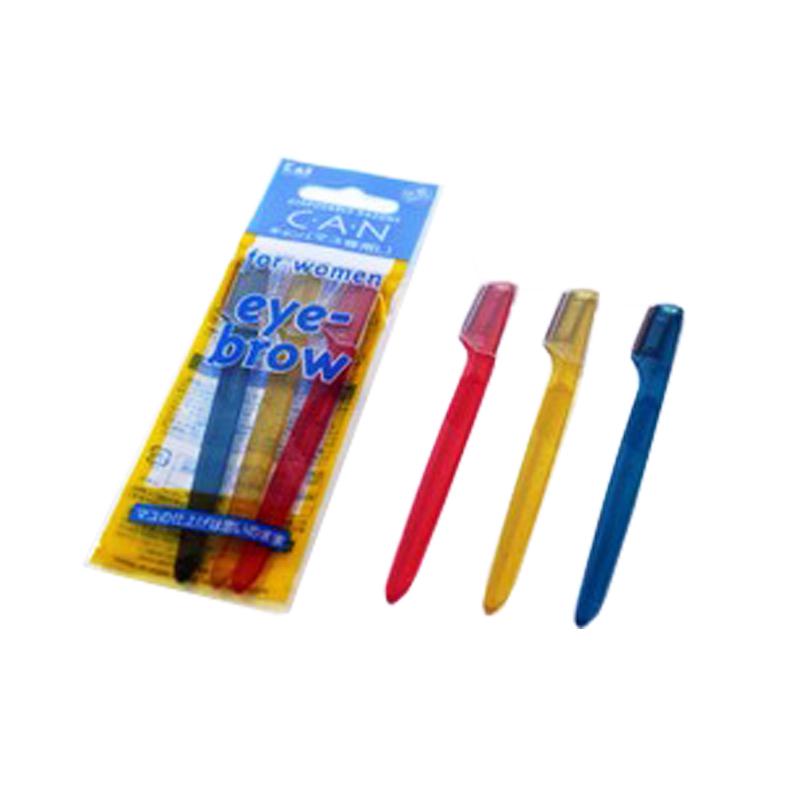 Set 3 dao cạo lông mày cán ngắn KAI nhật bản