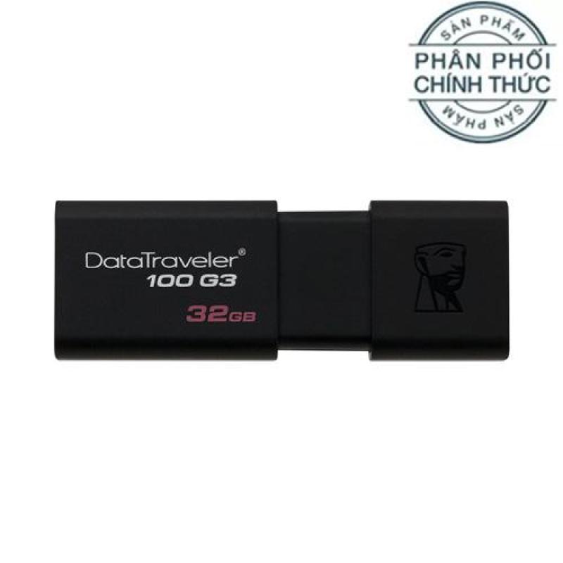 Bảng giá USB 3.0 Kingston DataTraverler 100 G3 32GB 100MB/s - Hãng Phân Phối Chính Thức Phong Vũ