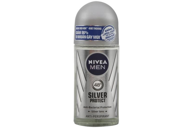 Lăn khử mùi Nivea Men Silver Protect Phân tử bạc chai 50ml tốt nhất