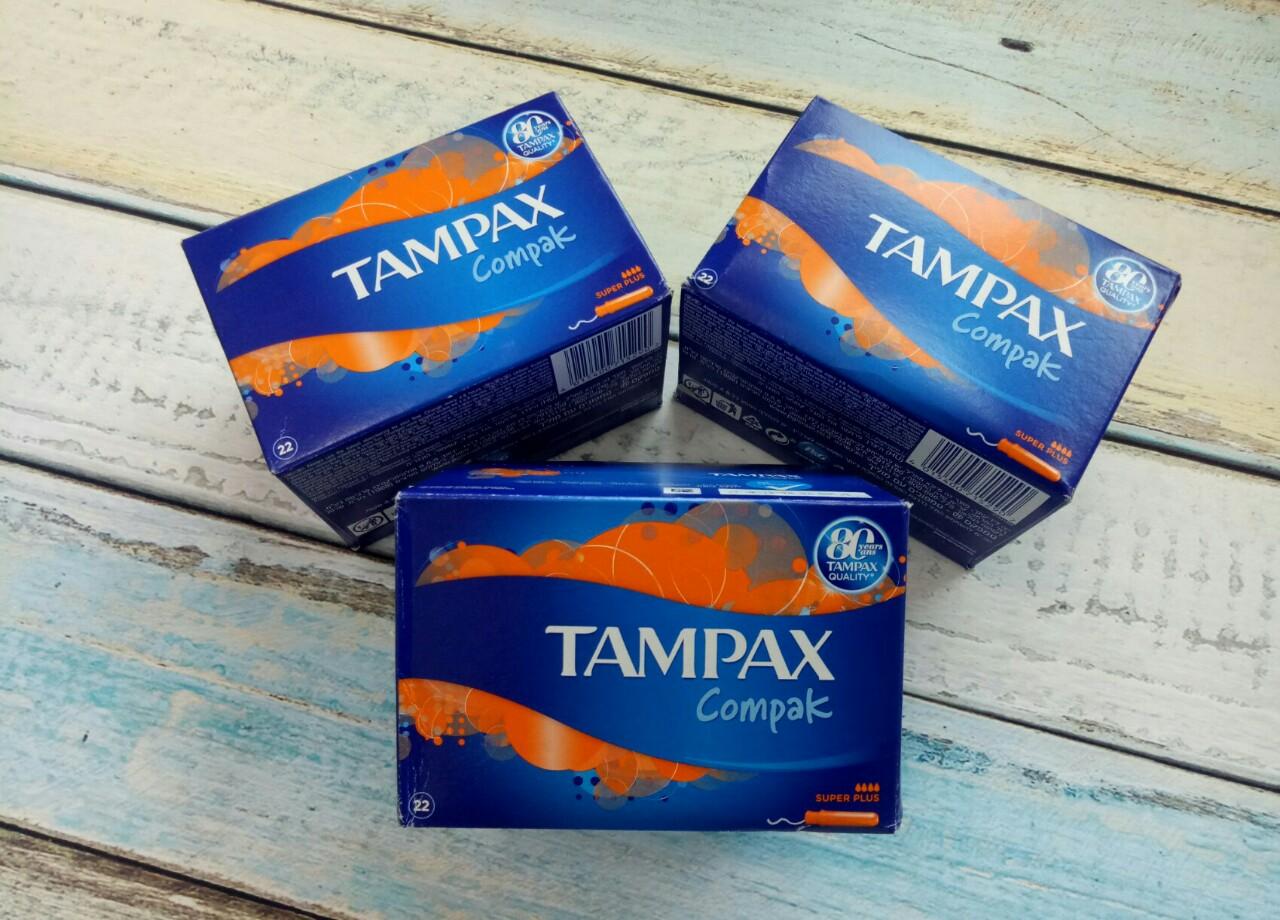 [HCM]Băng vệ sinh Tampon Tampax Compak Super Plus