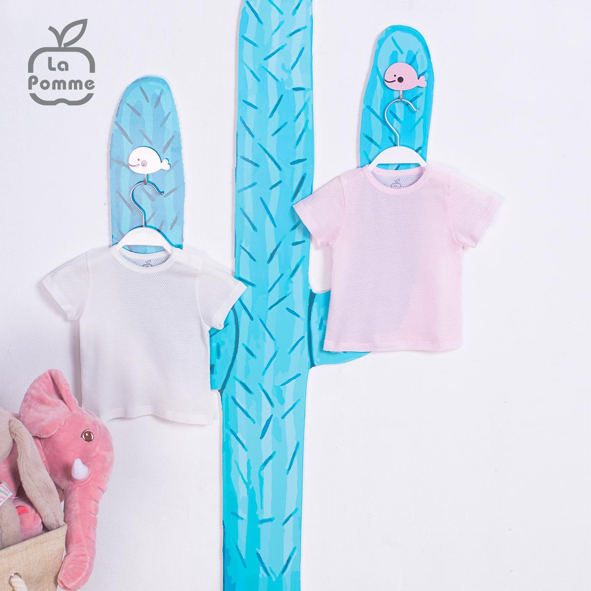TS003 Set 2 áo cộc cài vai Hồng