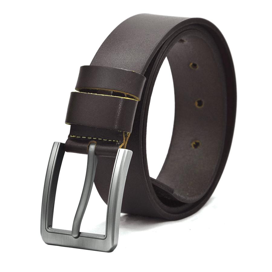 Thắt lưng da bò nam at leather premium pk1 - da bò thật cao cấp 100%