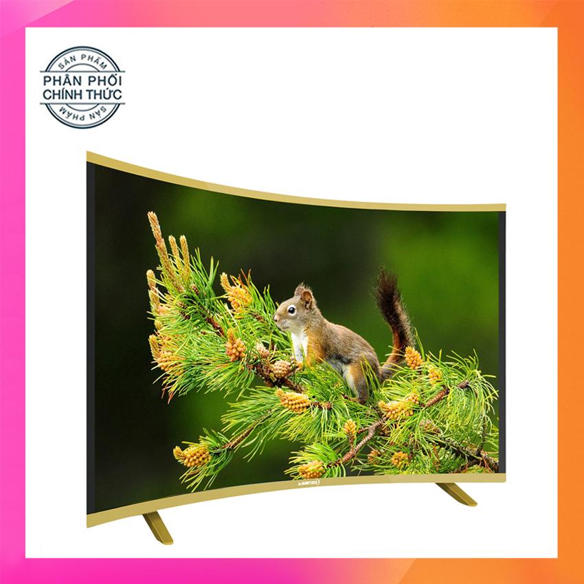 Smart TV Asanzo màn hình cong 50 inch Full HD – Model AS50CS6000 (Đen) Tích hợp DVB-T2, Wifi