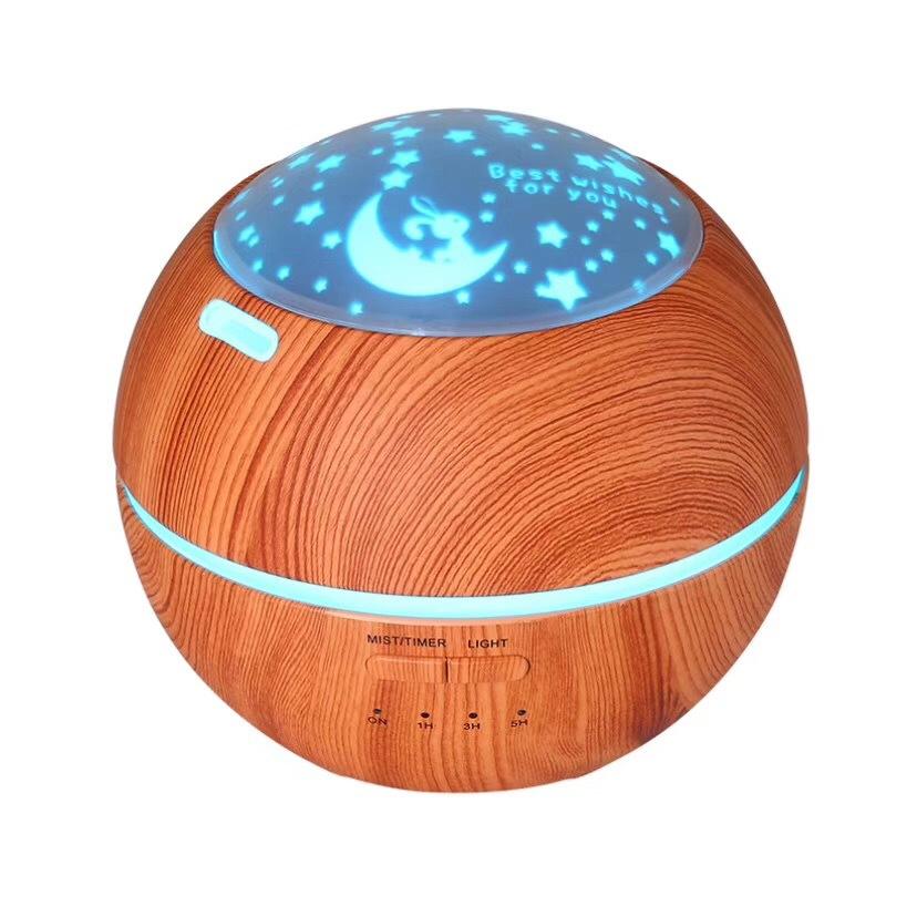 Máy xông tinh dầu vân gỗ sang trộng - Tomnew siêu bền