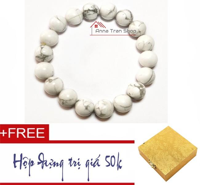 Vòng tay đá san hô trắng 8ly HN11