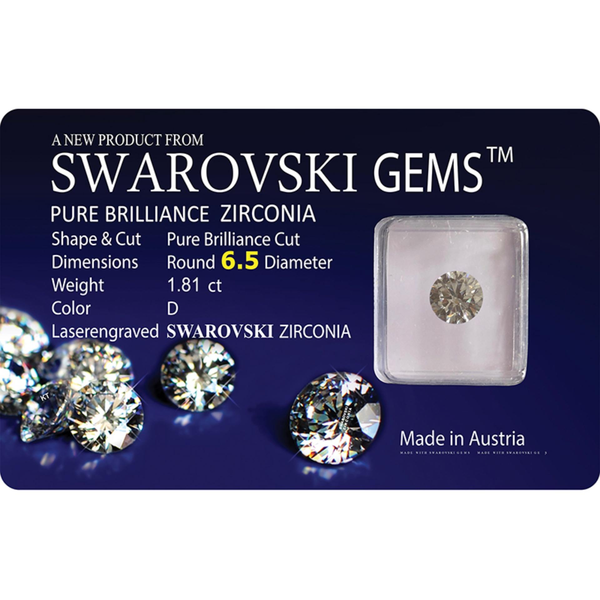 Kim Cương Nhân Tạo Swarovski 6.5mm