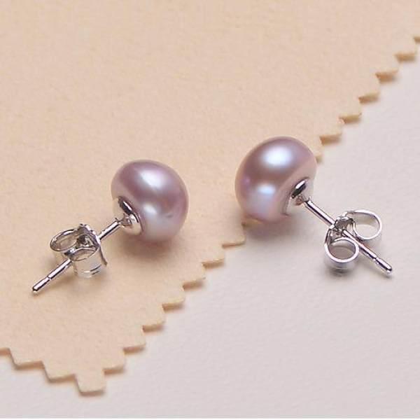 bông tai nụ ngọc trai 8li xinh xắn