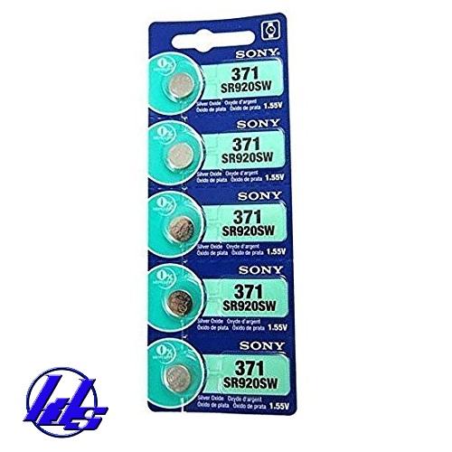 Pin đồng hồ SR920SW/371 Sony Silver Oxide 1.55V - Vỉ 5 viên