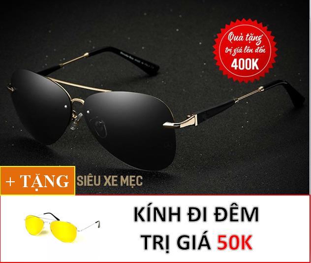 Kính mát nam cao cấp đẹp hot+ tặng kính đi đêm