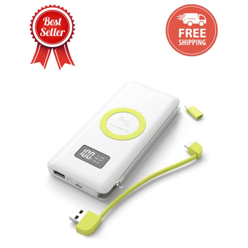 Giá Pin dự phòng Sạc không dây Pineng PN-888 - Quick Charge 3.0 10000mAh- Phân Phối Chính Hãng