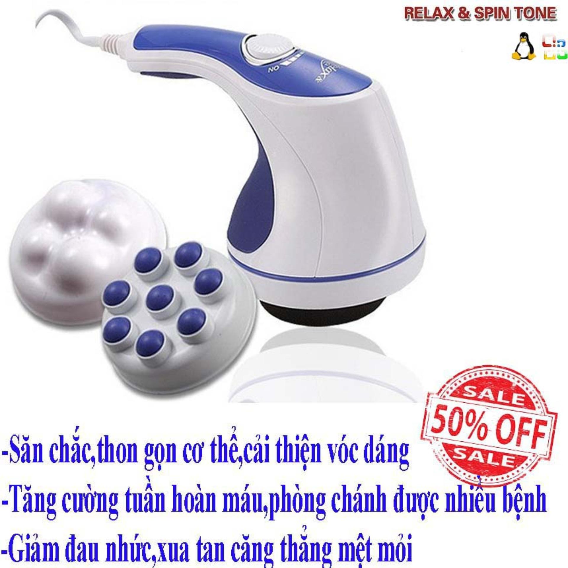 Máy Mát Xa Chân Bụng giảm mỡ - Massage Cầm Tay 5 Đầu Đánh (Relax)Cao Cấp Tiện Lợi Tác Động Sâu Bên Trong Cơ,Bắp.Thư Giãn Hiệu Quả Cho Cơ Thể Bạn.Bh 1 Đổi 1.(Sale-50%)