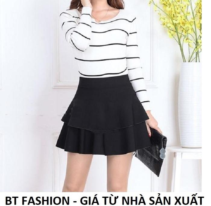 Chân Váy Xòe Lưng Thun Duyên Dáng Thời Trang Hàn Quốc - BT Fashion (VA02A)