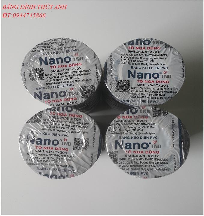 Băng dính điện Nano 20y (10 cuộn / cây)