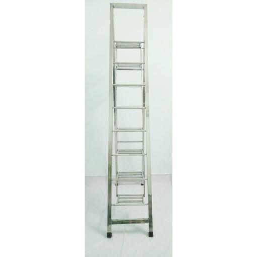 [HCM]Thang chữ A inox ống vuông 40mm dày 0.6mm 8 bậc