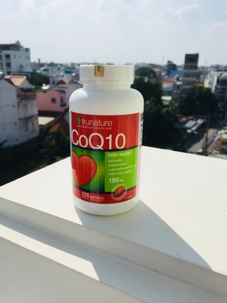 Viên uống bổ tim mạch trunature coq10 100mg 220 viên của Mỹ