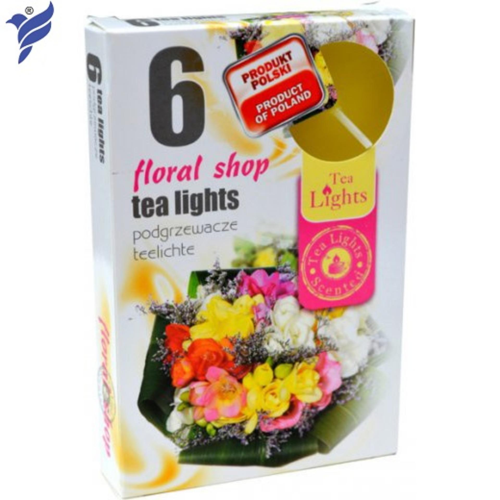 Hộp 6 nến thơm tea lights admit floral shop adm8613