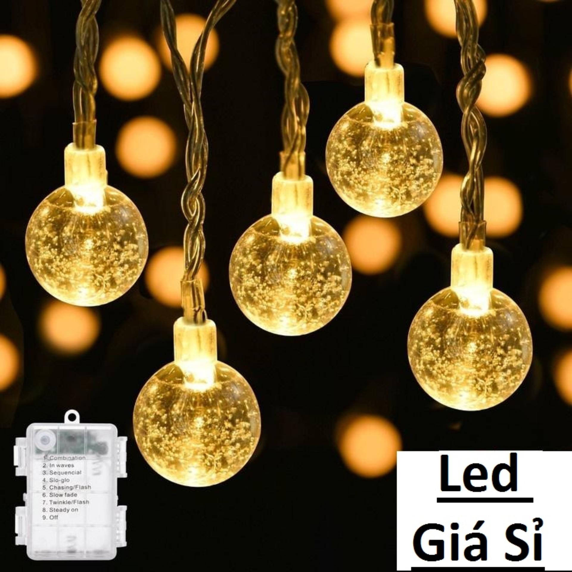 Dây Đèn Led Trang Trí Bi Bọt Nước Nhỏ Dài 7 Mét 35 bóng trang trí decor phòng ngủ