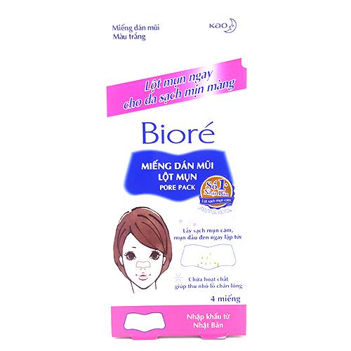 Miếng dán mũi lột mụn biore nữ