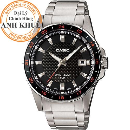 Đồng hồ nam dây kim loại Casio Anh Khuê MTP-1290D-1A1VDF