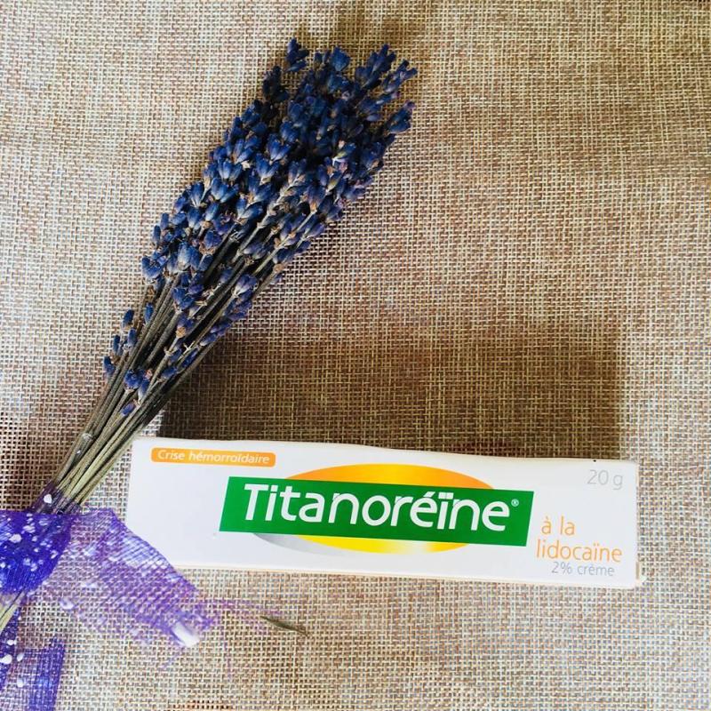 Kem bôi trị trĩ ngoại - Titanoreine 20gr Pháp (Tindi Lavender) cao cấp